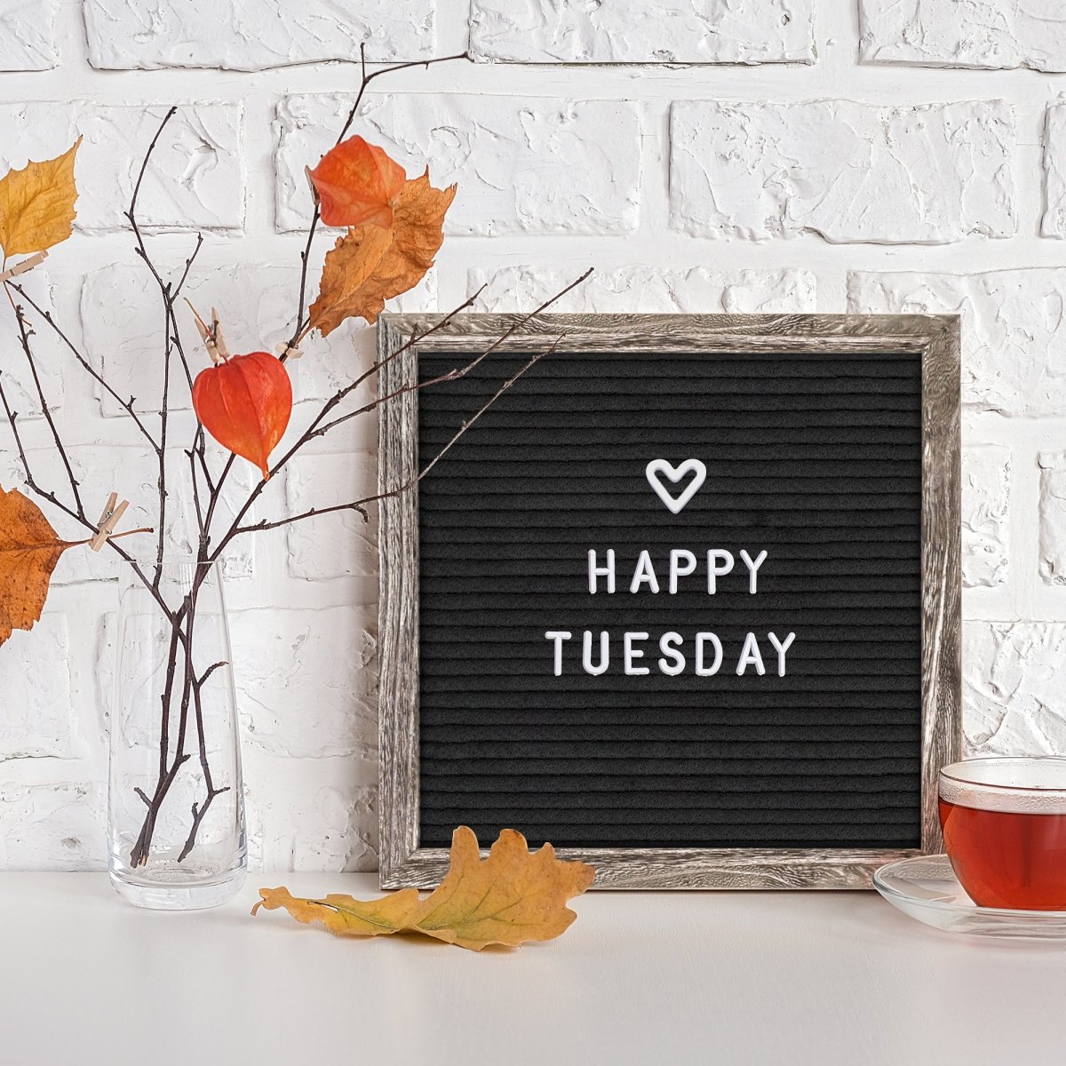 SpringBud Double Sided Letter Board with White Letters - SpringBud