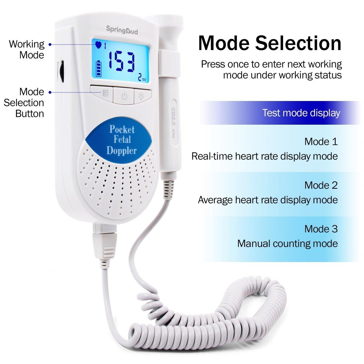 SpringBud FD-300B Fetal Doppler - SpringBud