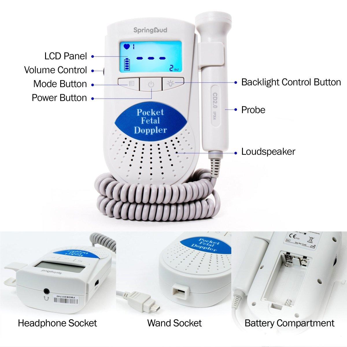 SpringBud FD-300B Fetal Doppler - SpringBud