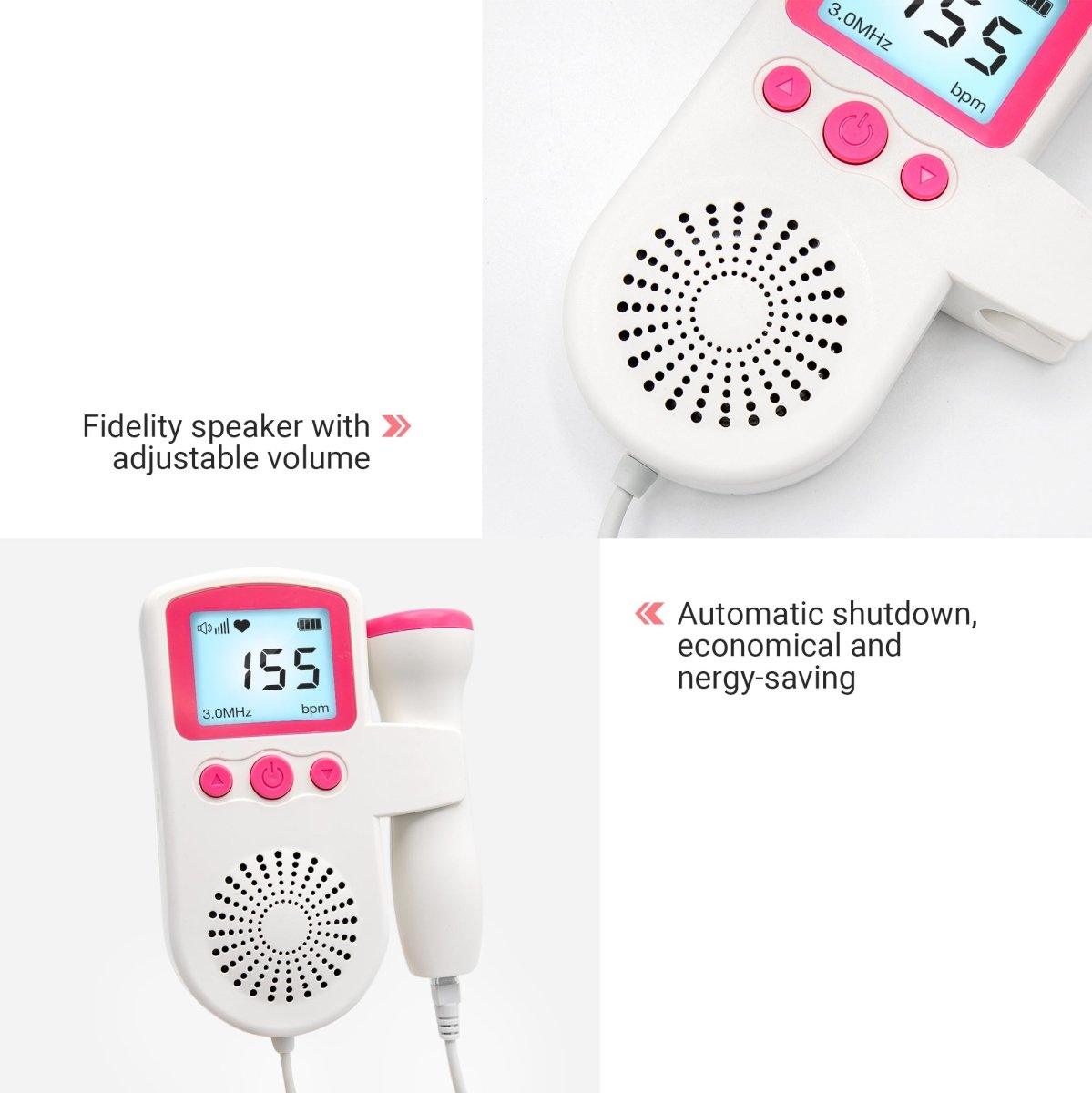 SpringBud FD 400B Fetal Heart Doppler, Doppler Fetal Heartbeat Monitor - SpringBud